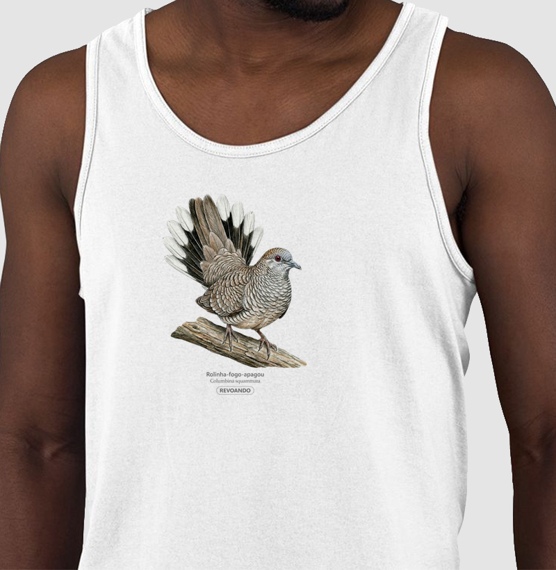 Traços Alados - Rolinha-fogo-apagou - Regata