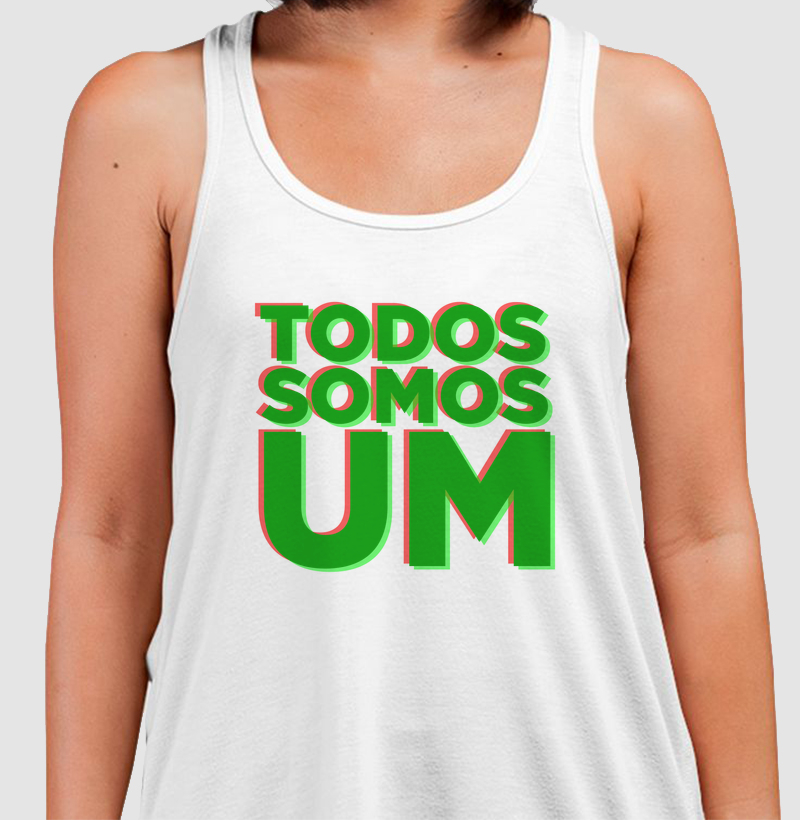 Camiseta Todos Somos Um