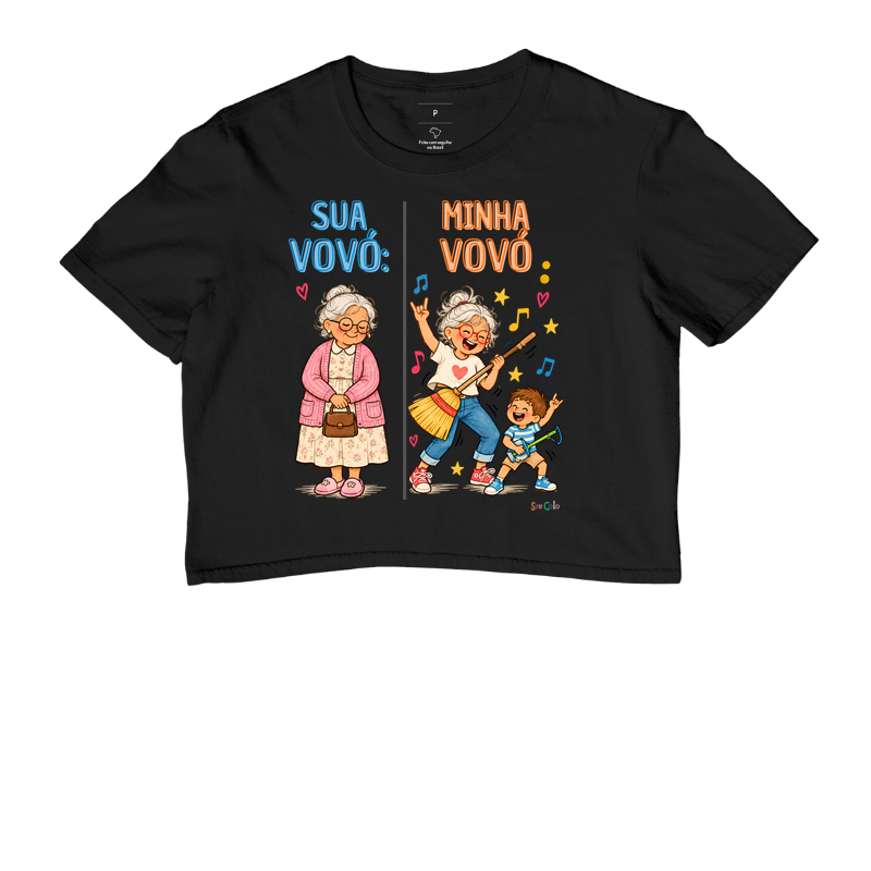 Sua vovó, minha vovó.