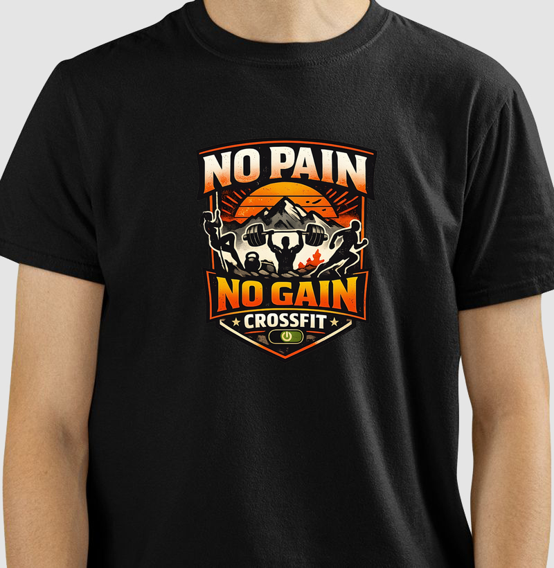 Camiseta CrossFit No Gain
