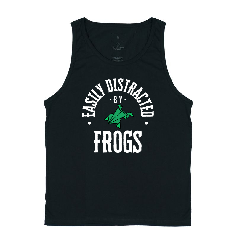 Easily Distracted by Frogs (Letras Brancas)