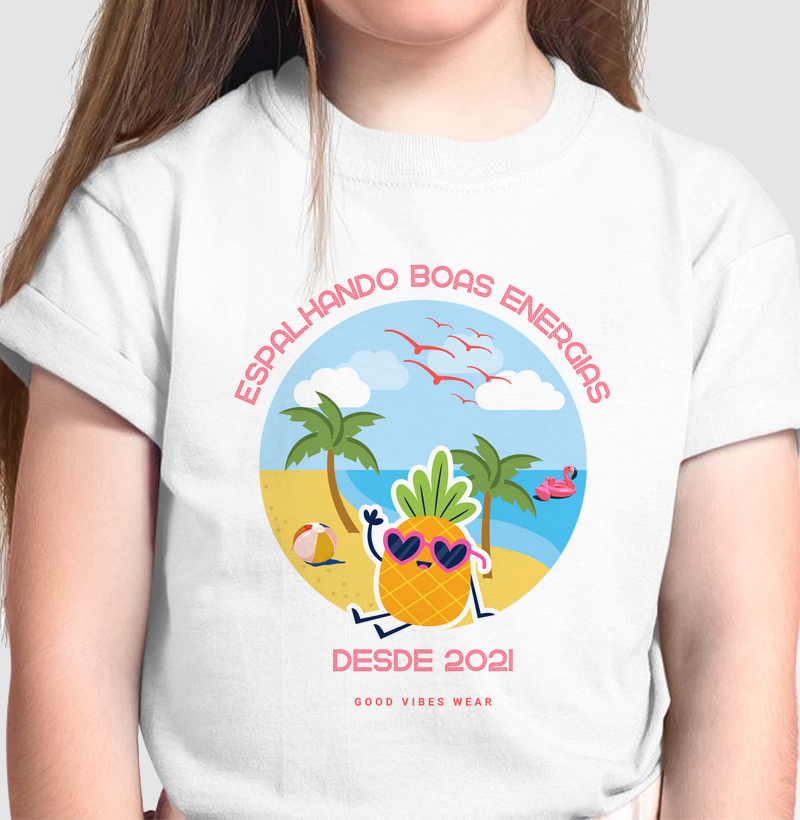 Espalhando boas energias desde 2021 Menina