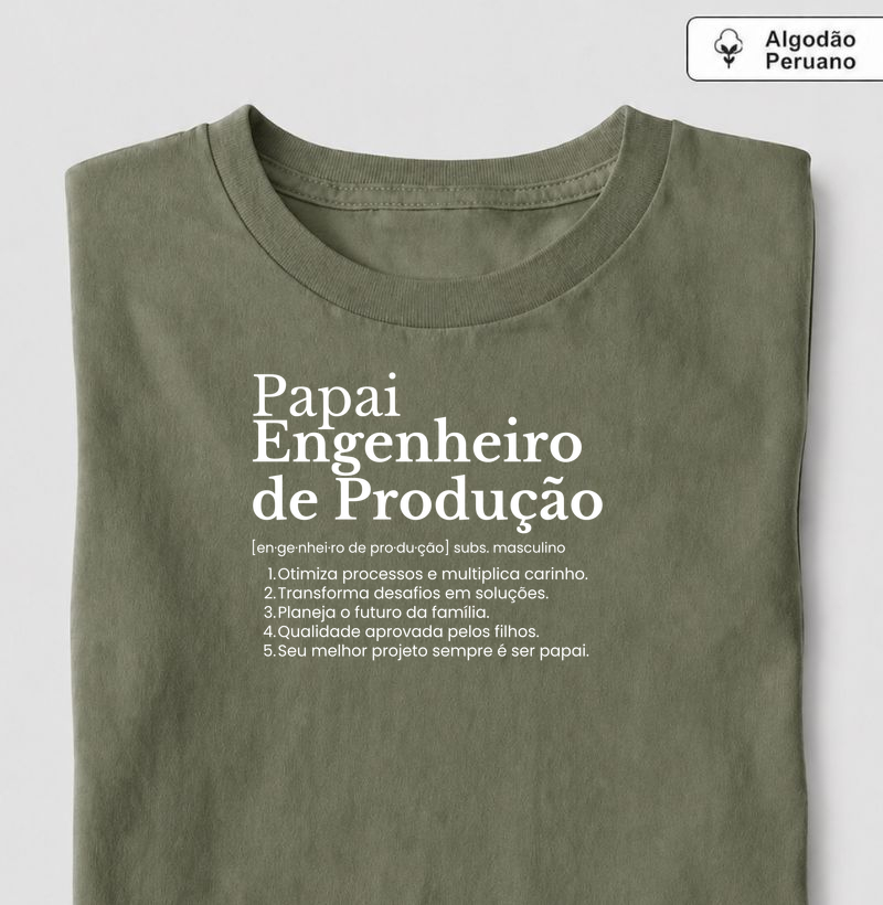 Papai Engenheiro de Produção - definição (algodão peruano)