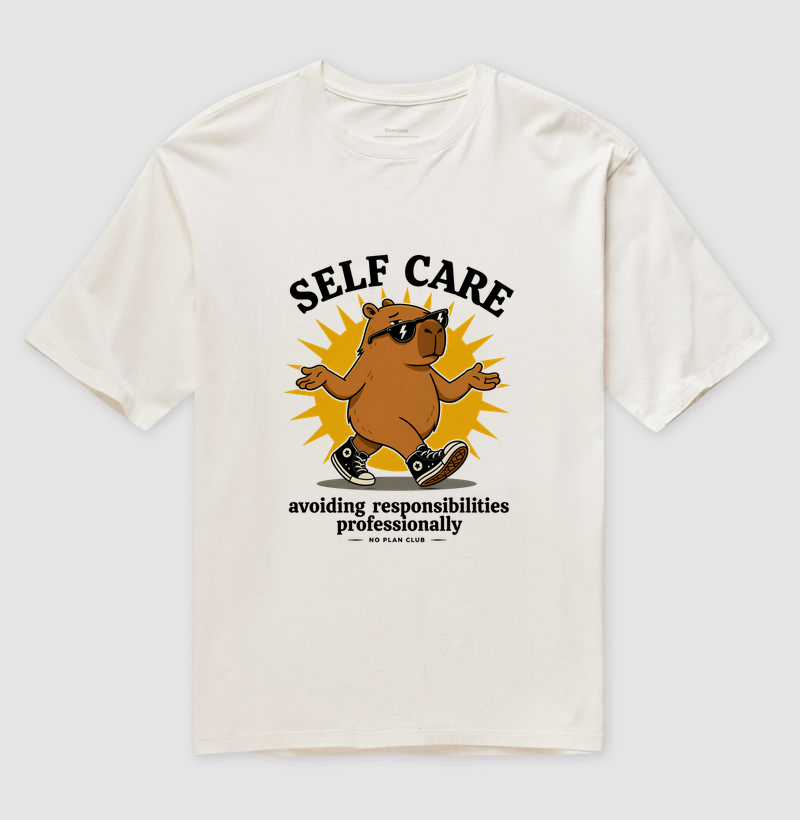 Camiseta Oversized Premium Self Care