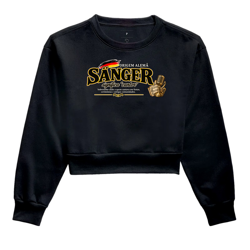 Sänger  - Cropped Moletom