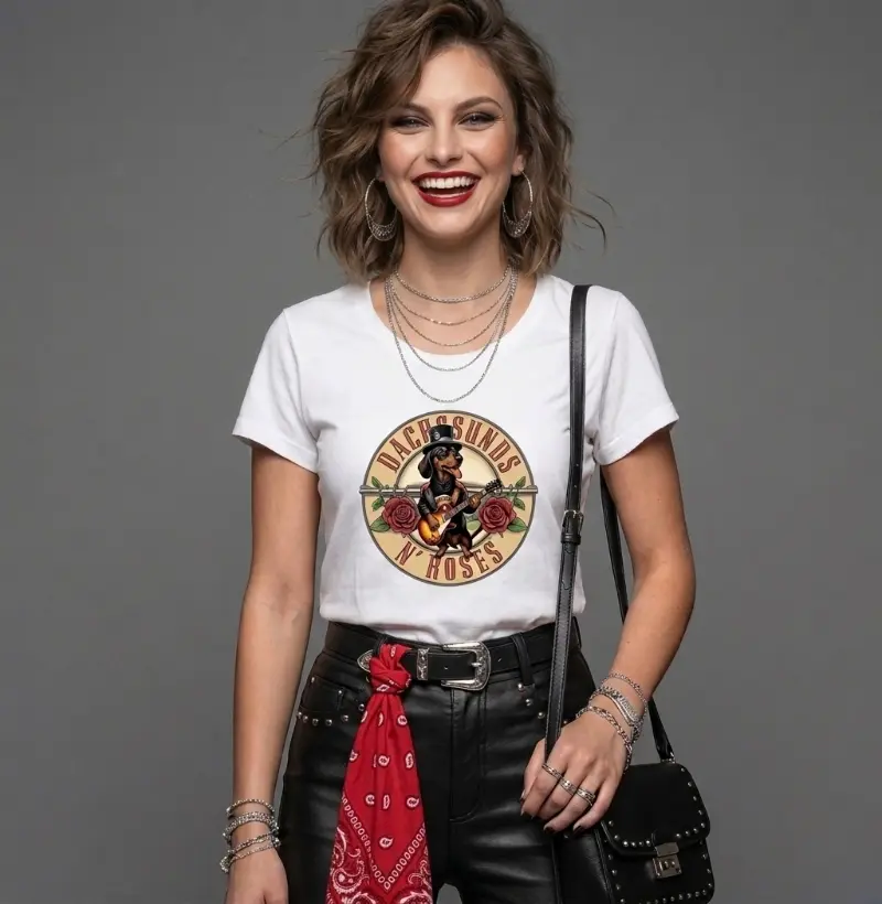 Dachshund N’ Roses