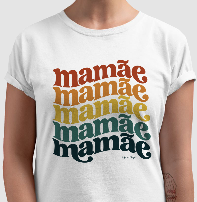 Camiseta Mamãe Retrô