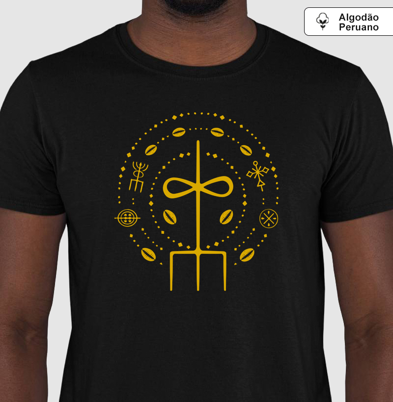 Exu do Ouro - Camiseta Algodão Peruano