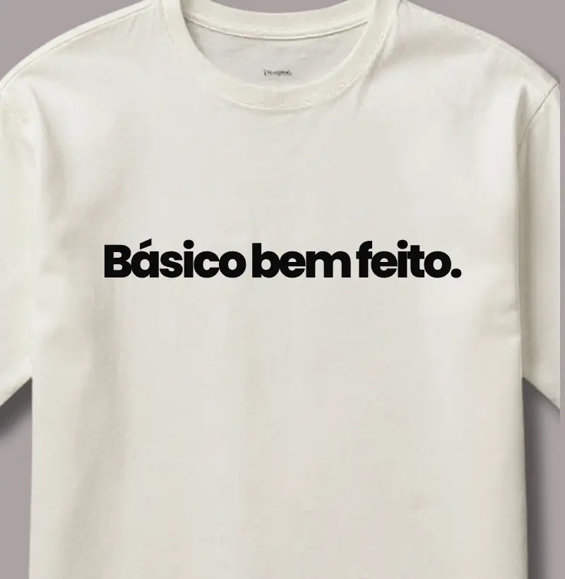 Básico bem feito.