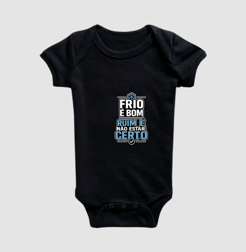 Frio é Bom - Body Infantil