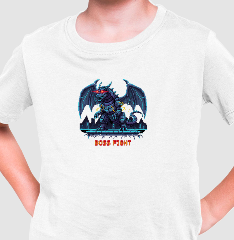 Camiseta infantil Boss Fight