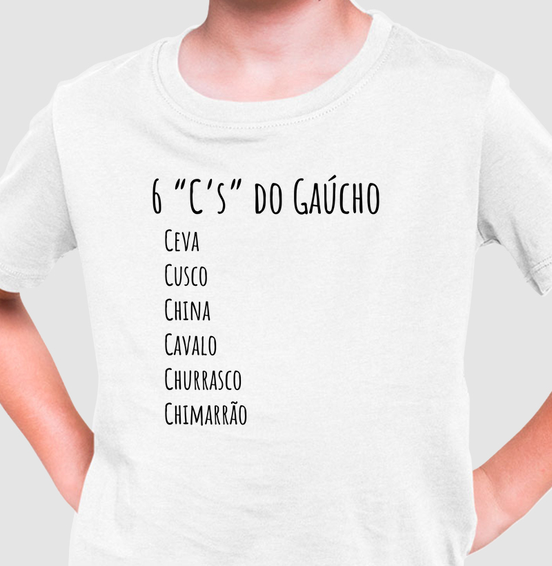 Camisetas 6 C's (Infantil)