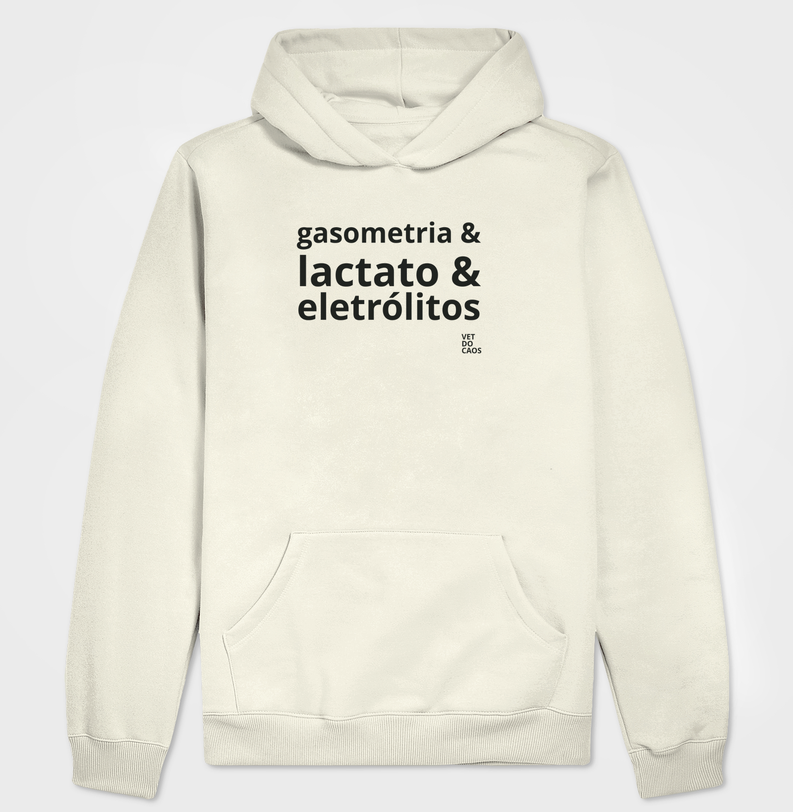 gasometria & lactato & eletrólitos dark - Hoodie Moletom