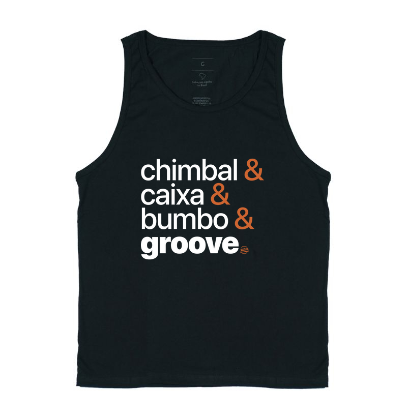 Chimbal & Caixa & Bumbo & Groove (verde e laranja)