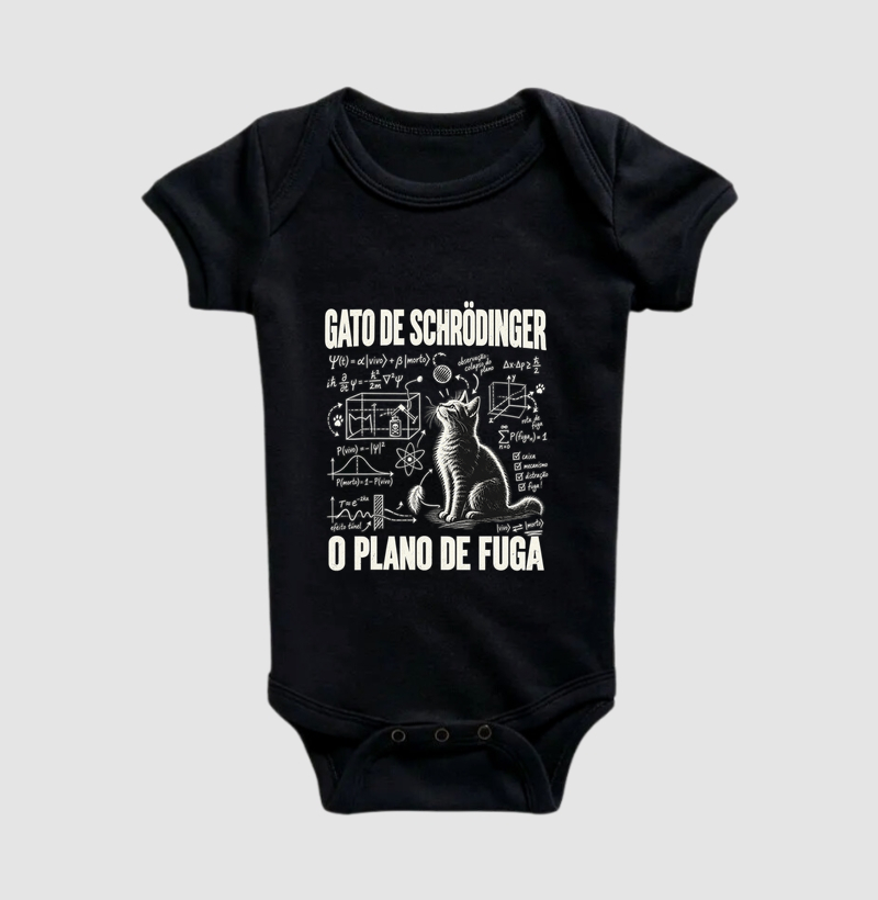 Gato de Schrödinger — O Plano de Fuga - Body Infantil