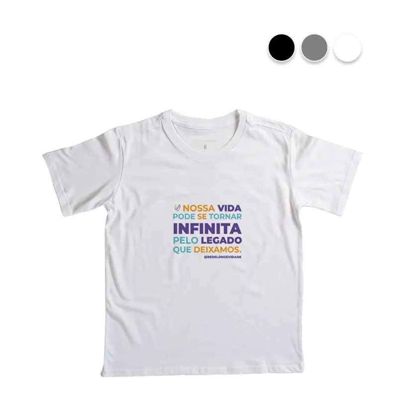 Nossa vida pode se tornar infinita pelo legado que deixamos. Infantil