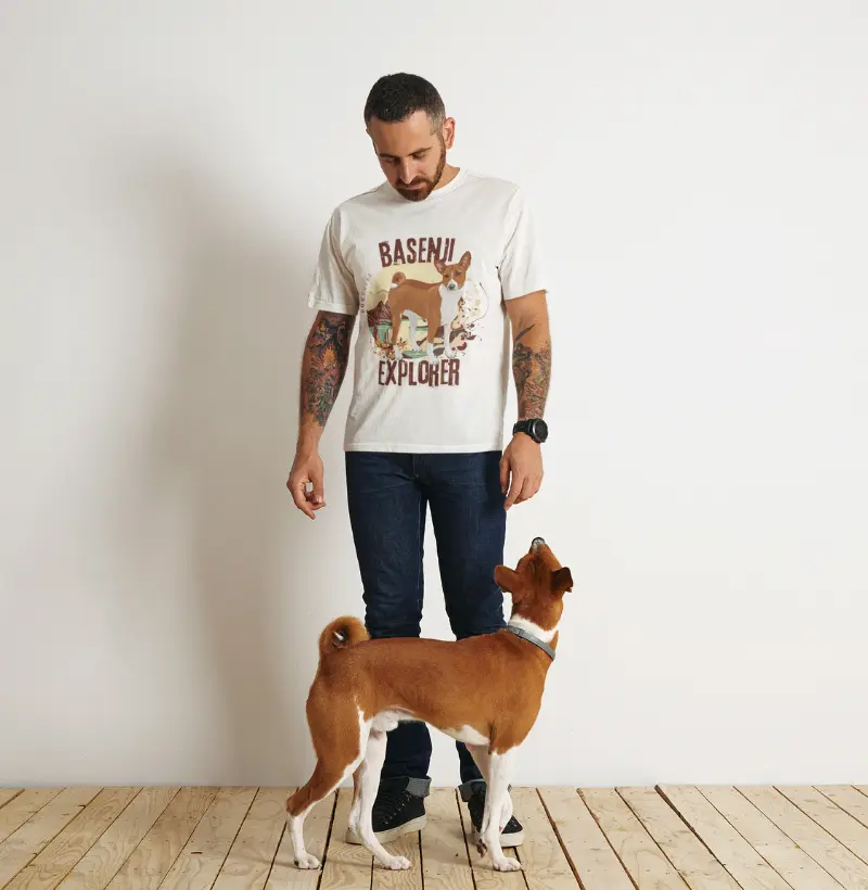 Camiseta Dog Pulse Basenji Explorer – Silent Tracker