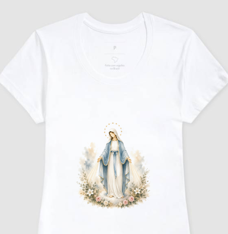 Coleção Sob o Manto - Camiseta Nossa Senhora das Graças
