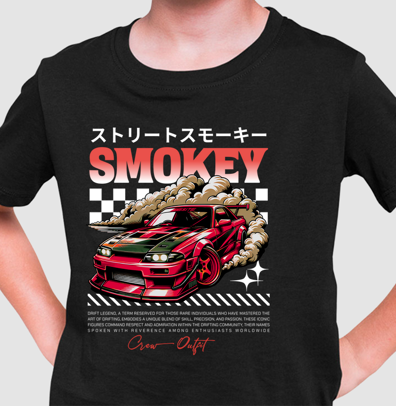 Camiseta Infantil - Smokey Drift