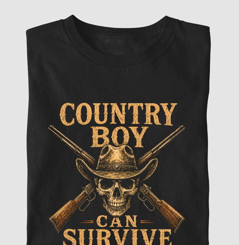 Camiseta Country Boy Can Survive
