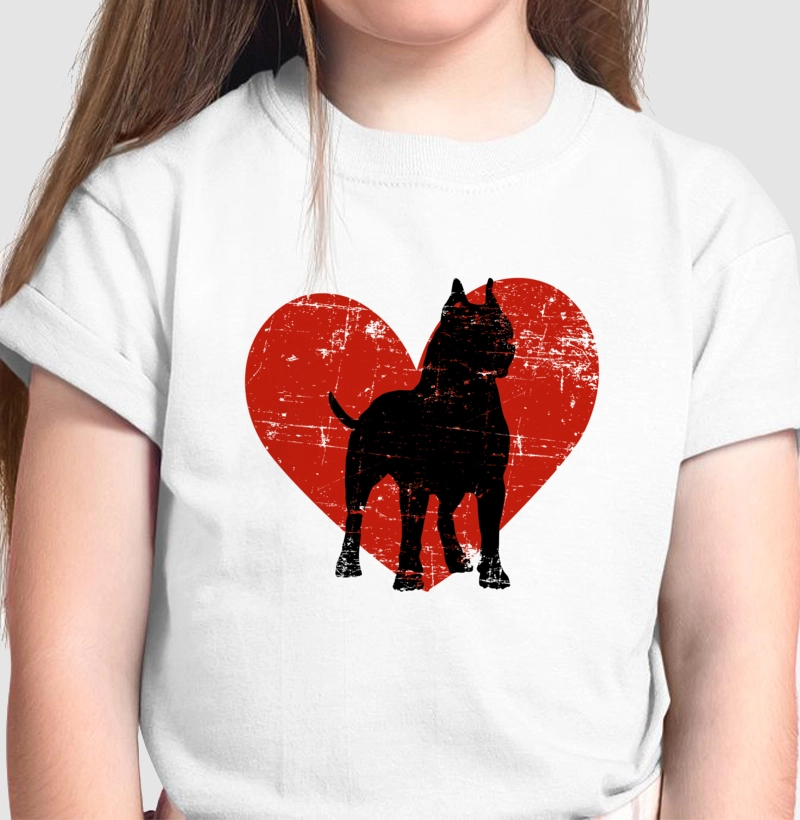 Amstaff Coração Vermelho