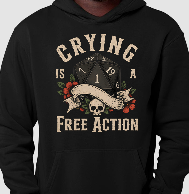 Crying is a Free Action