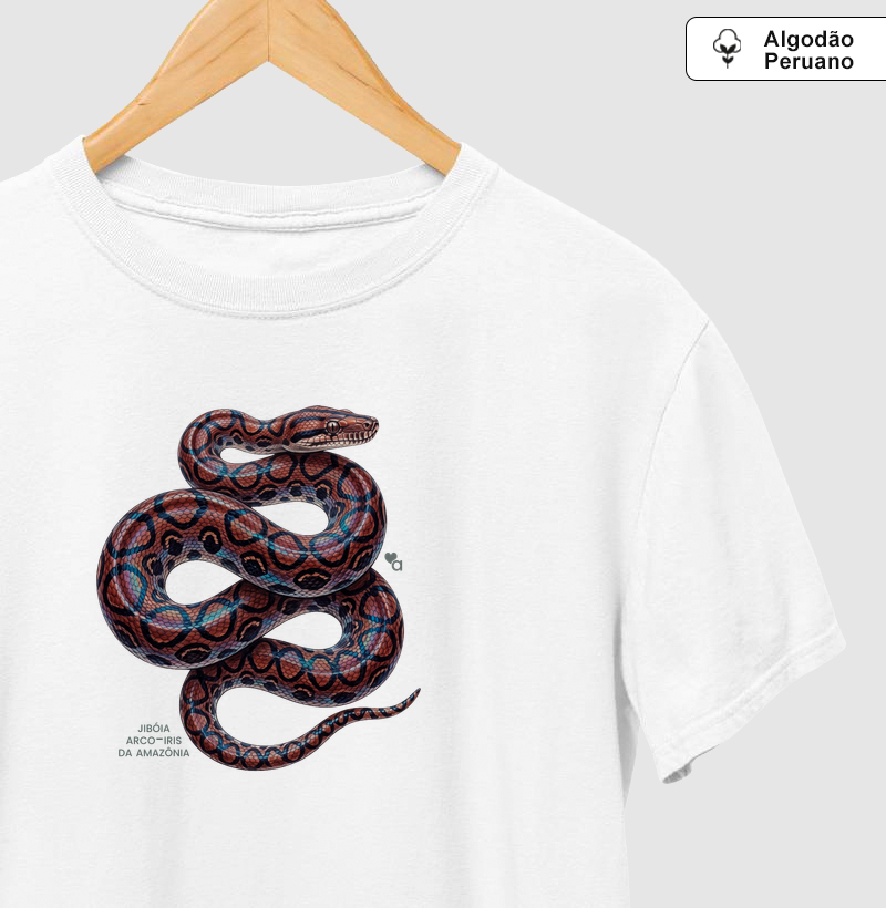 Répteis - Jibóia-arco-íris da Amazônia - Algodão Peruano