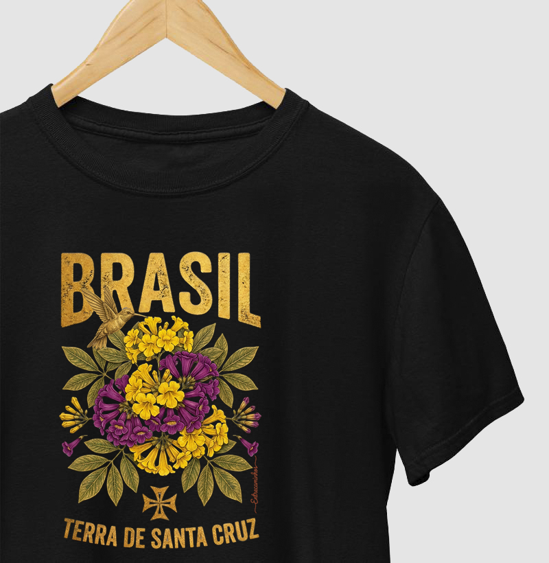 Ipês Roxo e Amarelo e Beija-Flor