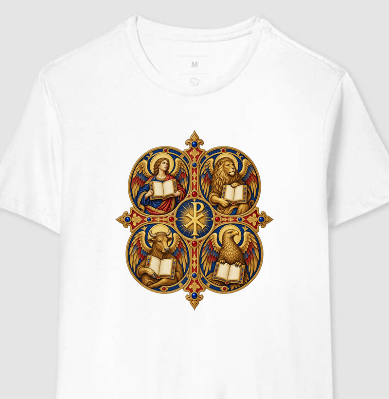 O Tetramorfo — Os Quatro Evangelistas - Camiseta