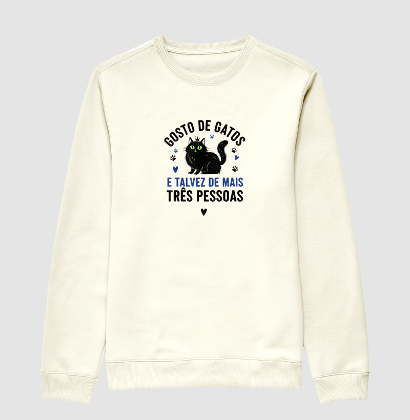 Gosto de gatos e talvez de mais três pessoas