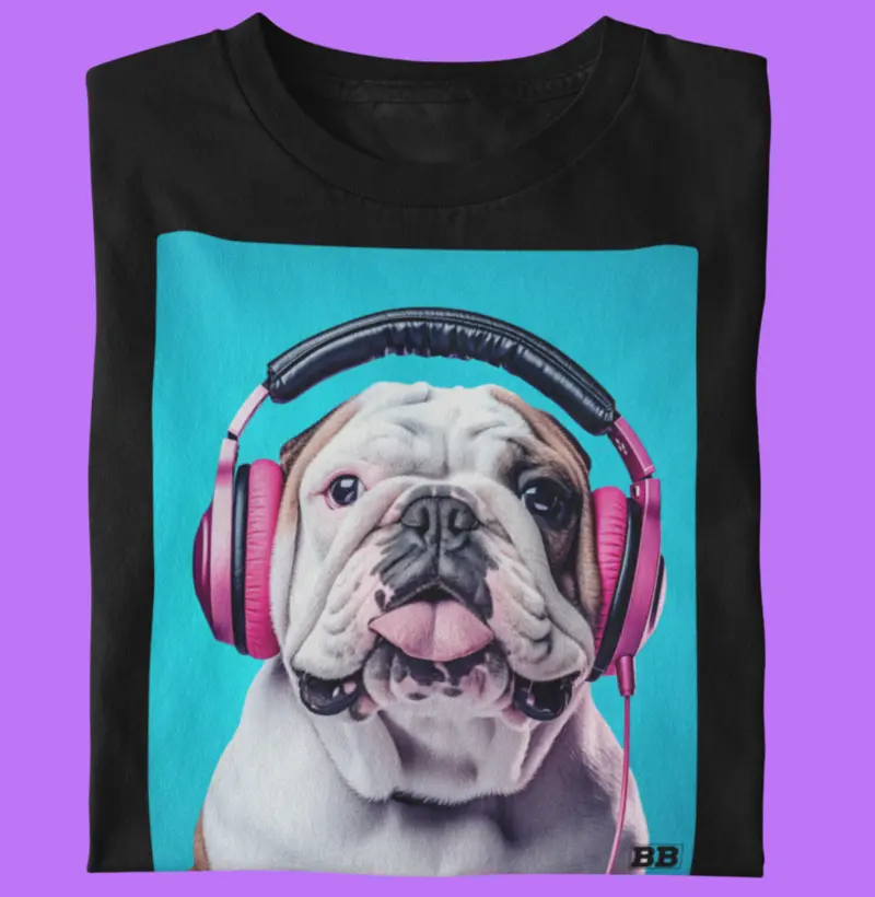 Camiseta Bulldog Ingles "DJ Patada Sonora II"