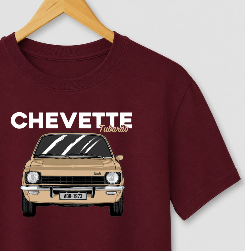 Chevette Tubarão 1973 Bege - Clássico Chevrolet Antigo - Edição ABR-1973