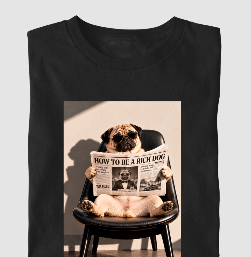 💸 How to Be a Rich Dog – Versão Pug 🐶👑