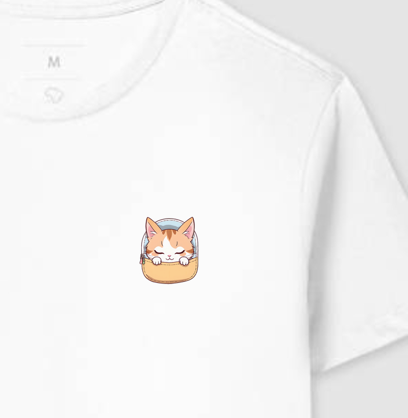 Camiseta Gatinho Dormindo