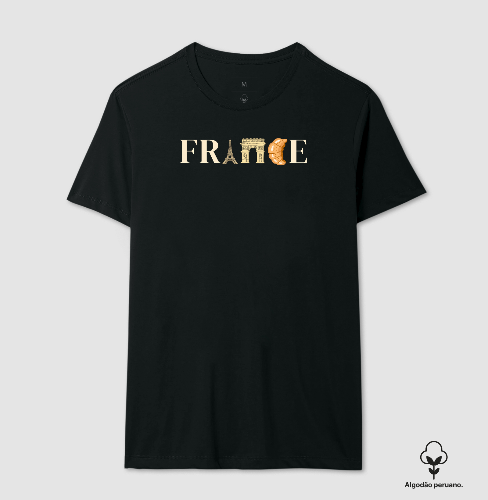 FRANCE - Camiseta Algodão Peruano
