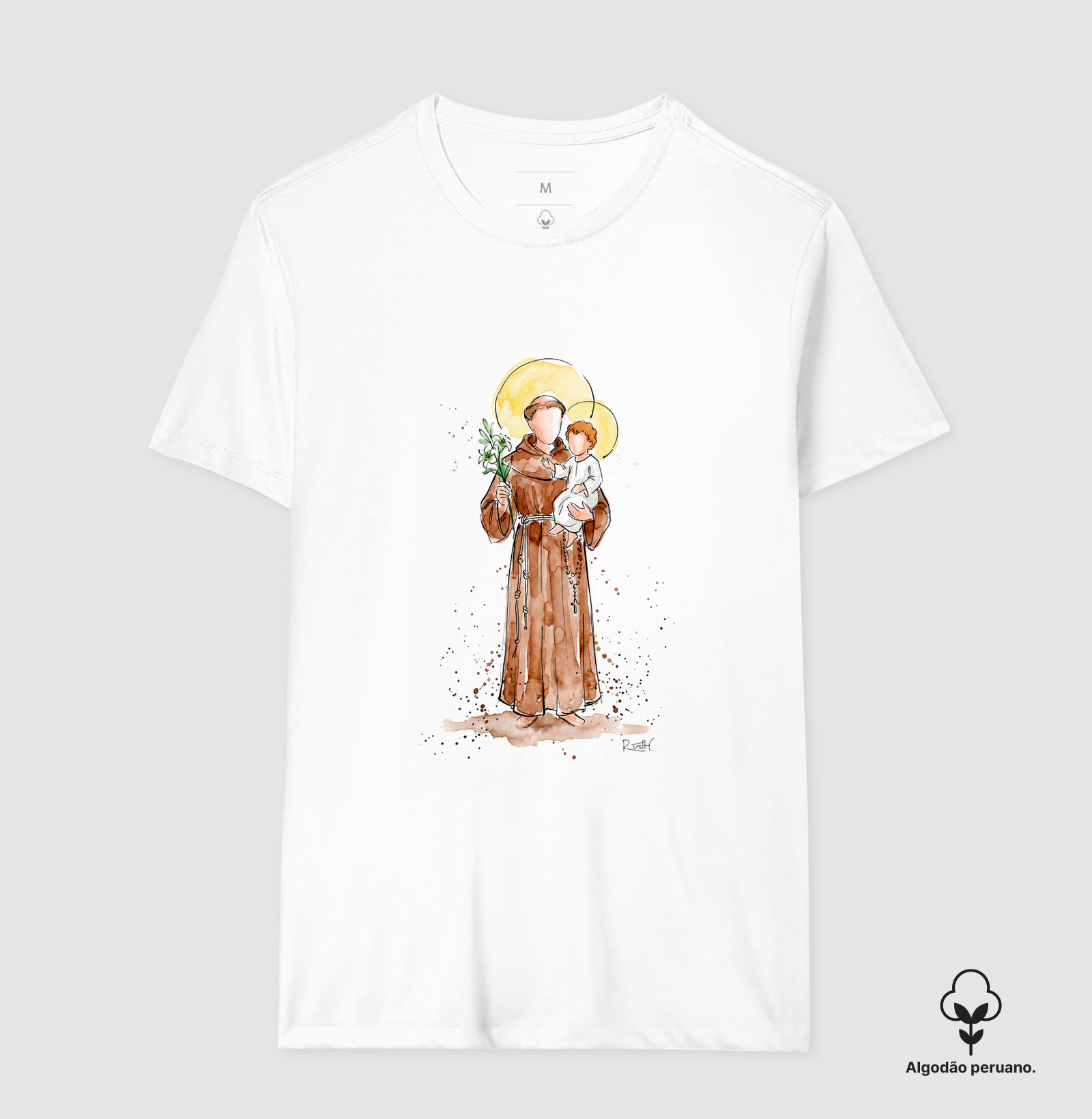 Camiseta Santo Antõnio | Algodão Peruano