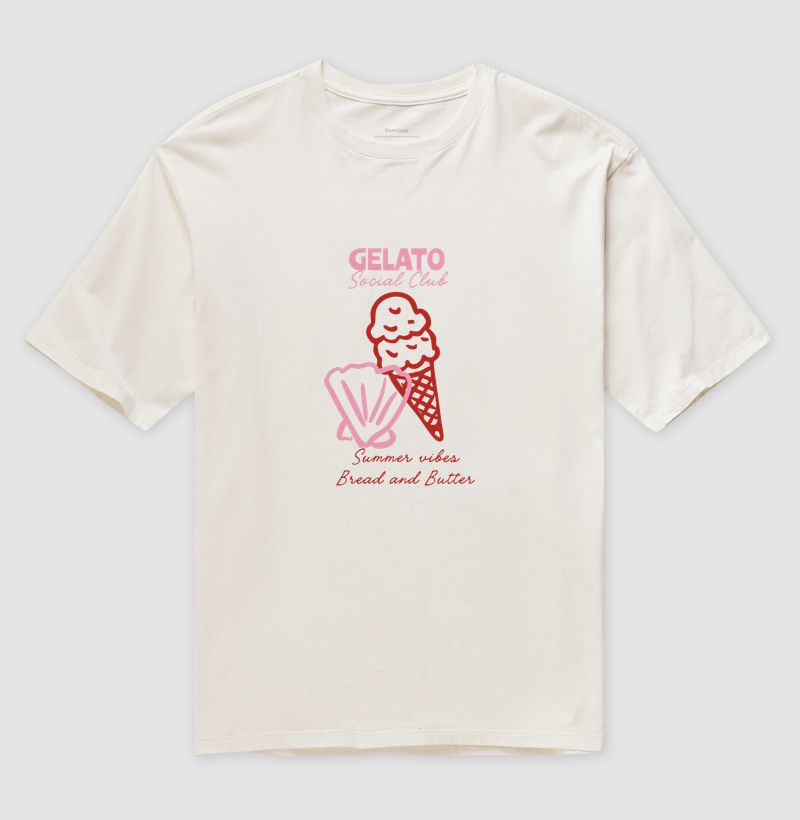 Camiseta Oversized Gelato Social Club