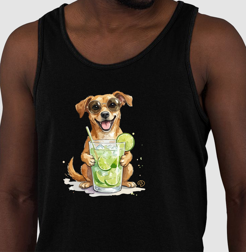 Cachorro com Caipirinha - Regata