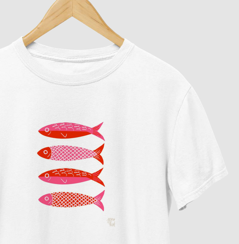 T-Shirt Sardine Rose
