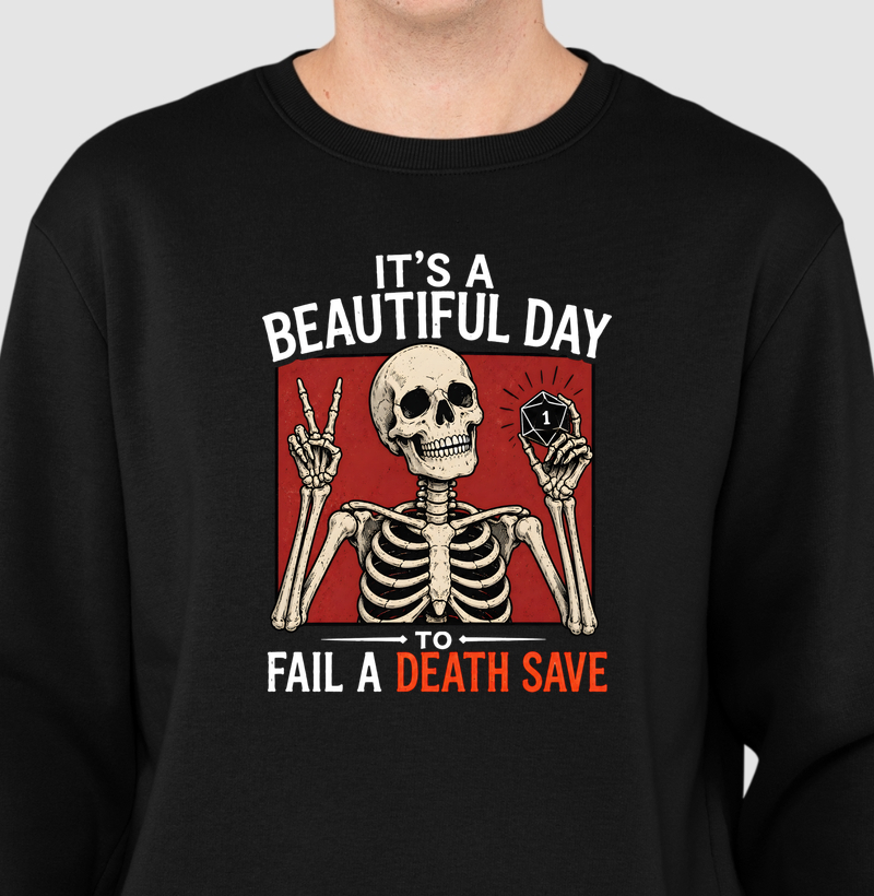 Beautiful Day to Die - Suéter Moletom
