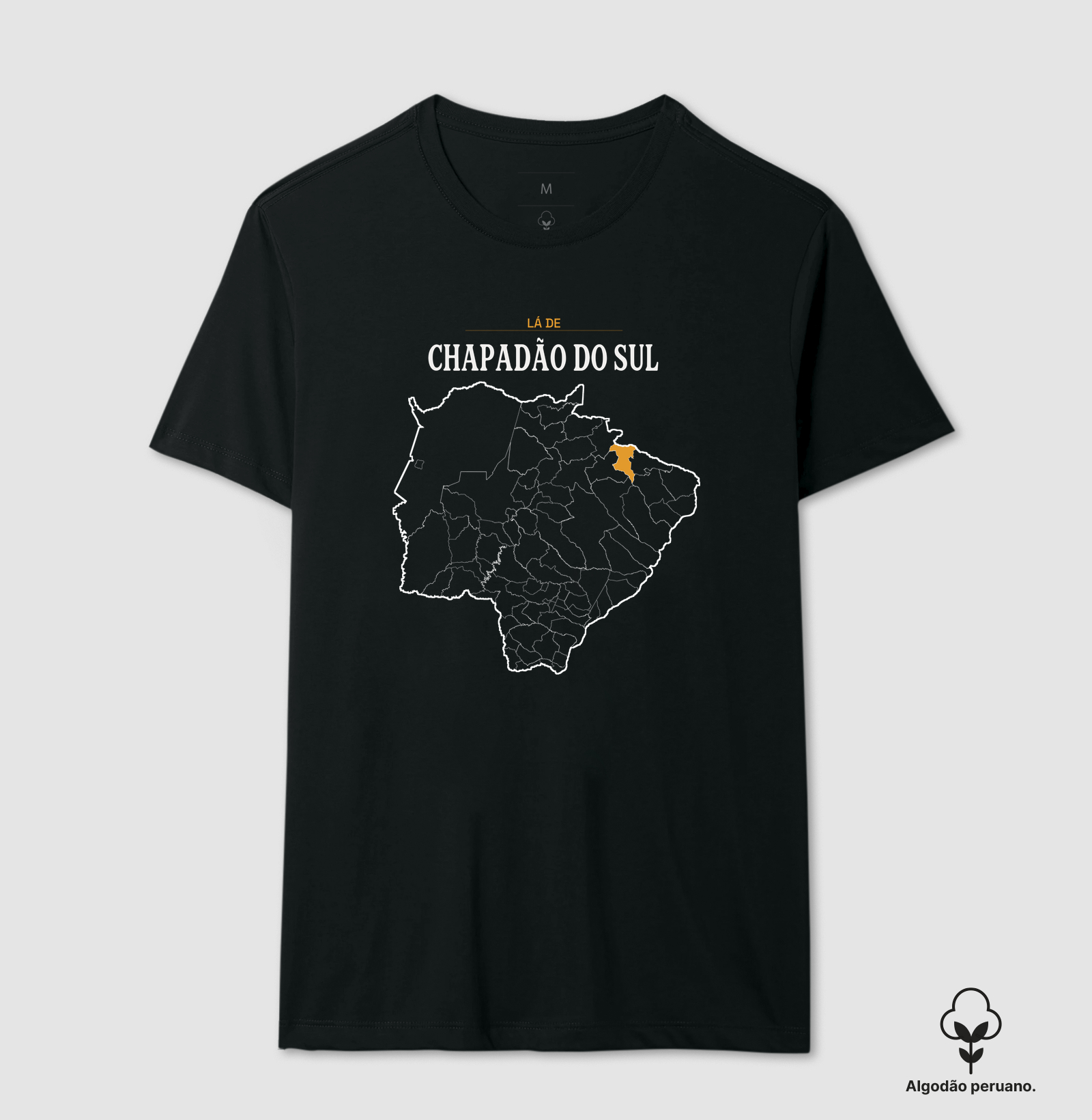 Chapadão do Sul | Território MS - Camiseta Algodão Peruano