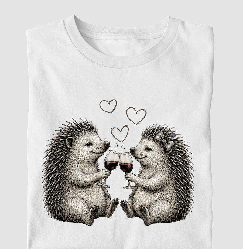 Camiseta Vinho - Brinde Porco Espinho