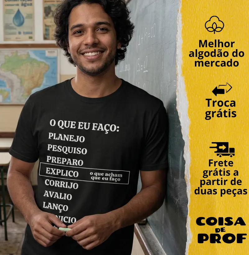 Camiseta O que eu faço x o que as pessoas pensam