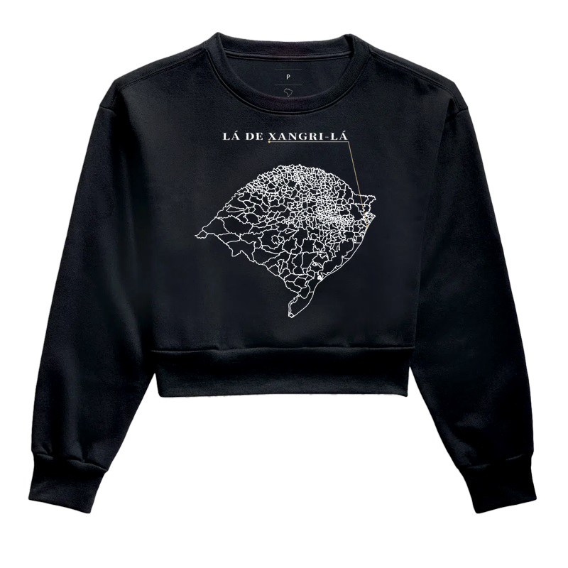 Xangri-lá | Origem RS - Cropped Moletom