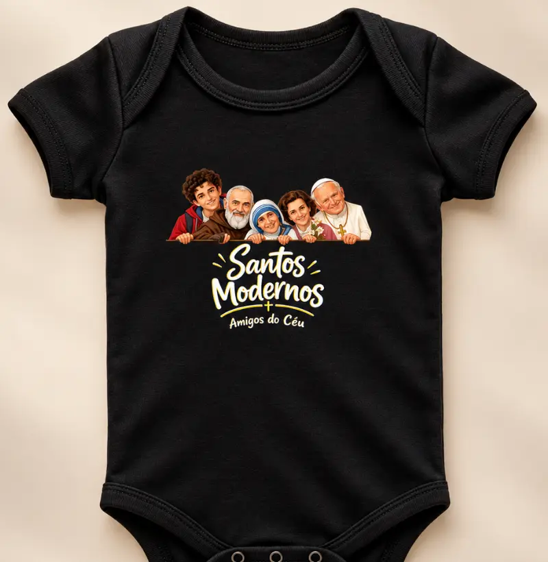 Santos Modernos | Amigos do Céu Baby - Body Infantil