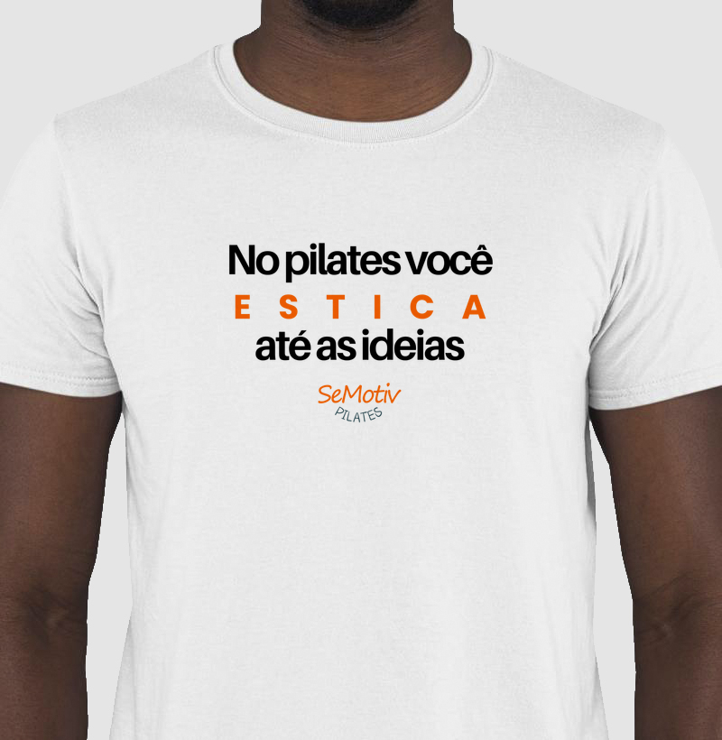 No pilates você estica até as ideias