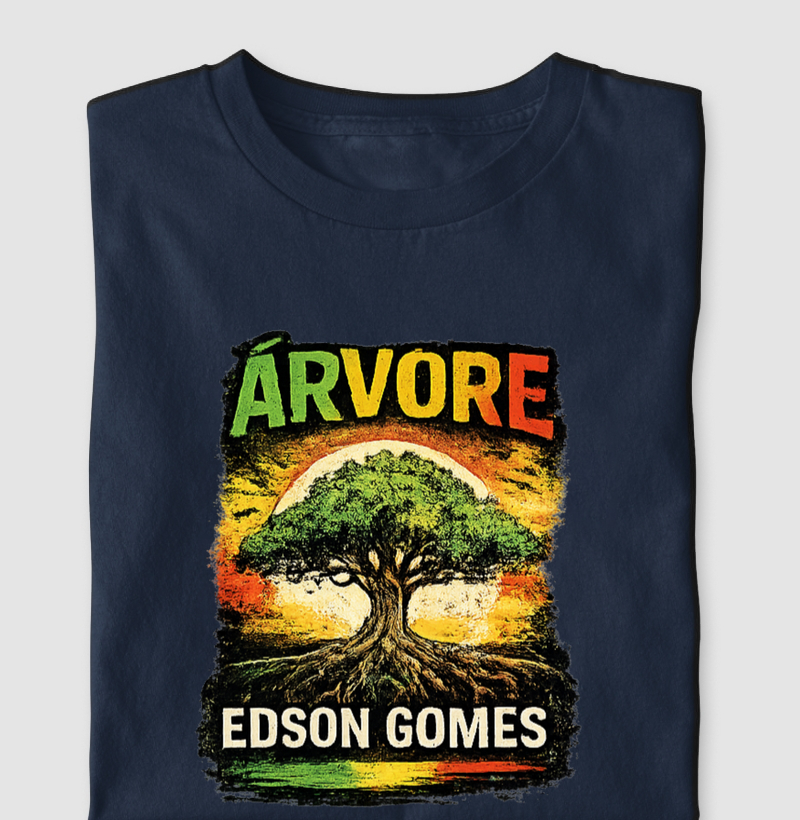🔥 Camiseta Árvore – Edson Gomes