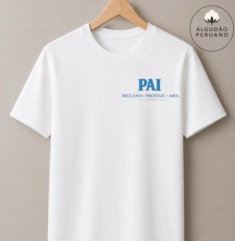 Camiseta Algodão Peruano - Pai Essencial