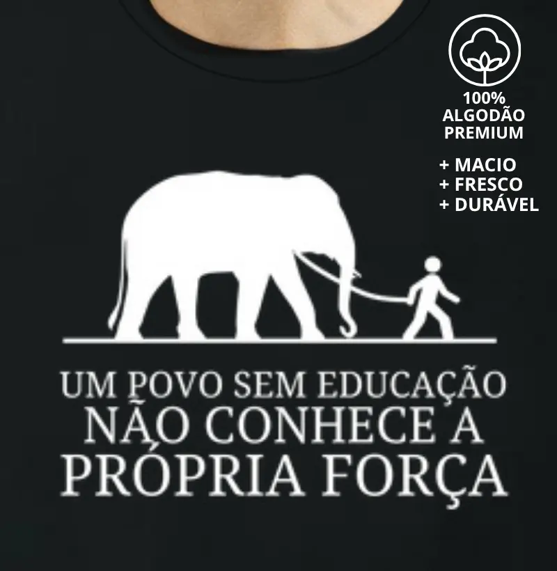 Camiseta Um Povo Sem Educação