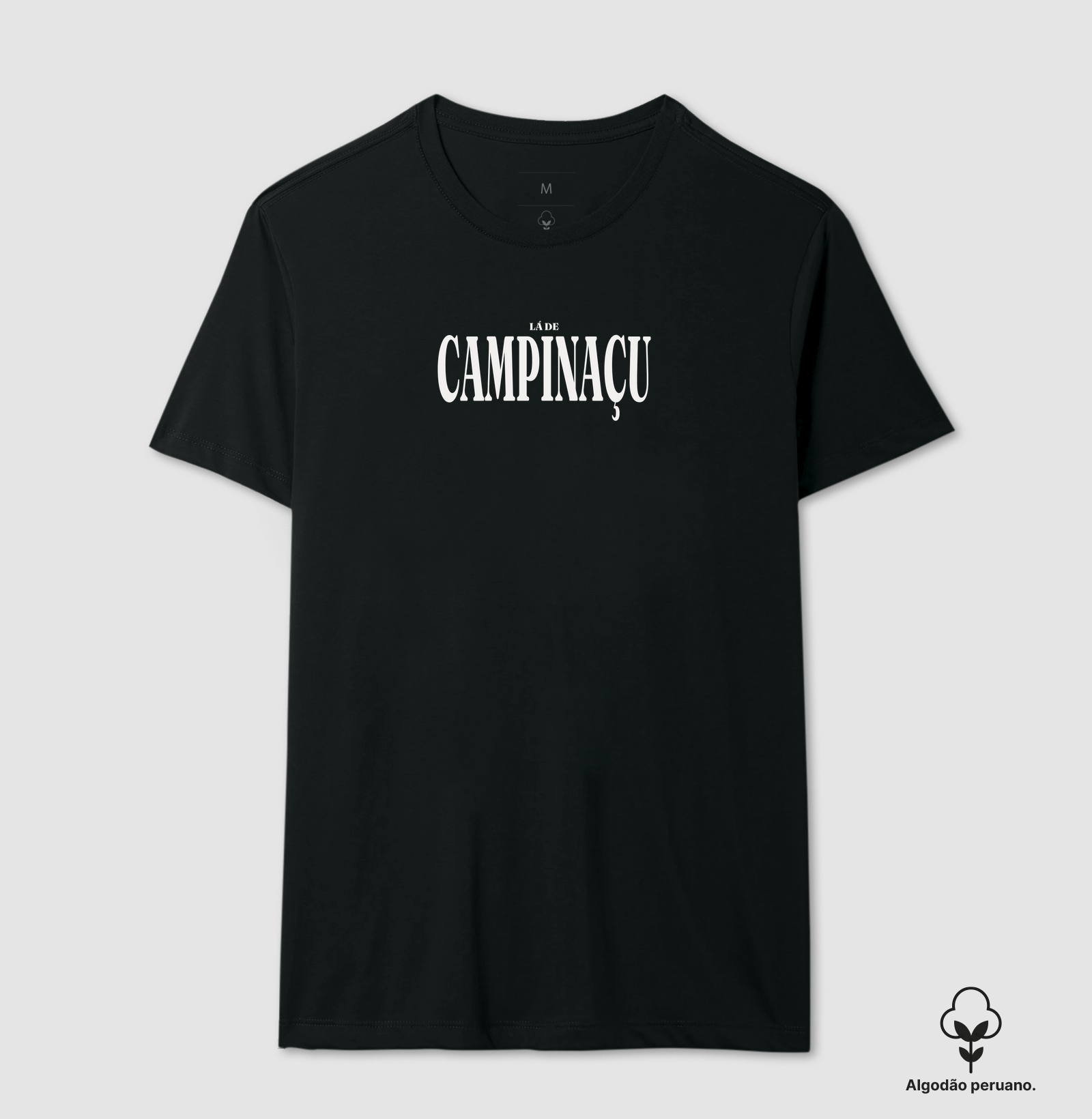 Campinaçu | Tipografia GO - Camiseta Algodão Peruano